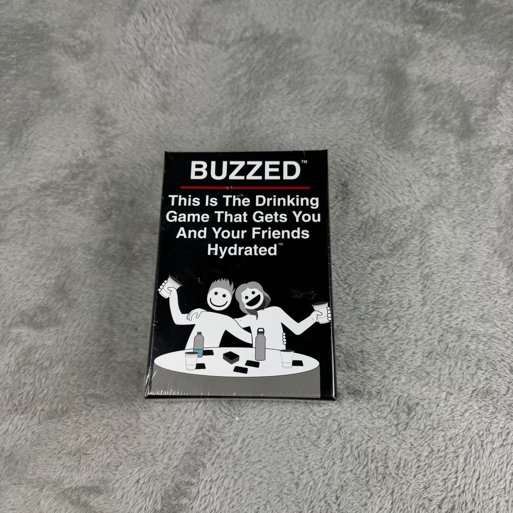 BUZZED Drinking Card Game Adult Party Game Sealed 180 Cards Ages 21+
